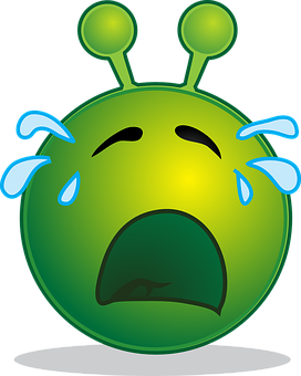 alien green sad