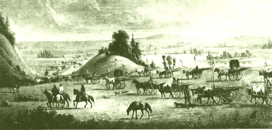 Metis Buffalo hunt