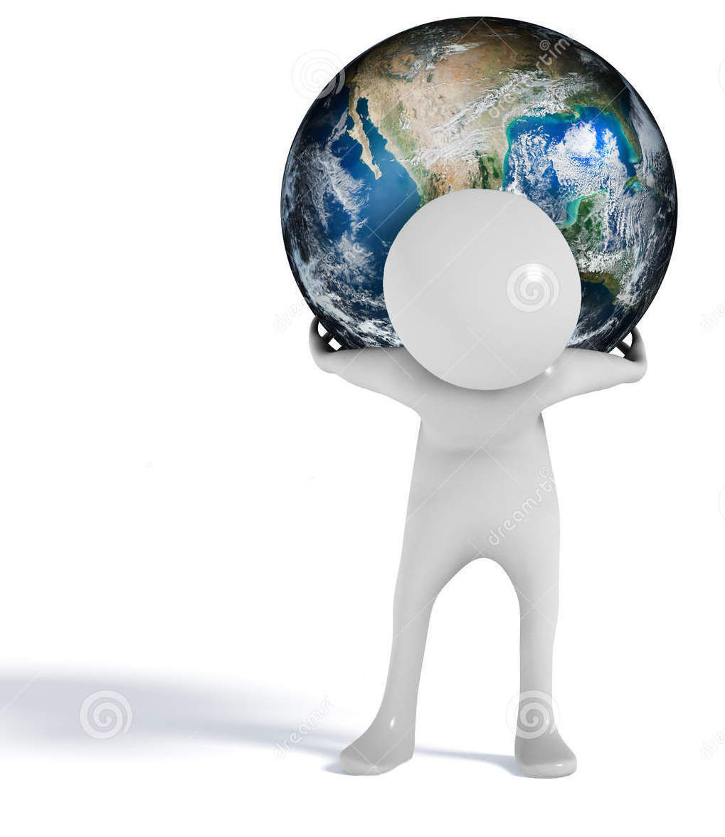 world on shoulders