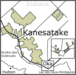 Kanesatake map