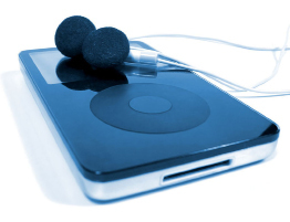 This is a photo of a personal music player.