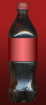 This is a photo of a bottle of pop.