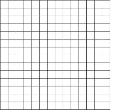 This graphic shows an example of graph paper that could be used to draw diagrams.