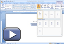 This is a screenshot for Inserting Equations in MS Word 2007.