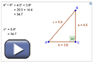 This is a screenshot for Pythagorean Theorem Explorer.