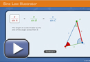 This is a screenshot for Sine Law Illustrator.