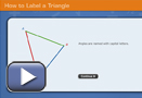 This is a screenshot for How to Label a Triangle.