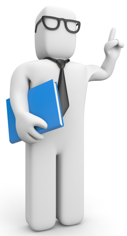 This is a photo of a male figure holding a book in one hand and raising his other hand.