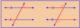 This illustration shows alternate exterior angles.