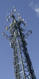 This is a photo of a cellphone tower.