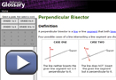 This is a screenshot for Process to Construct a Perpendicular Bisector.
