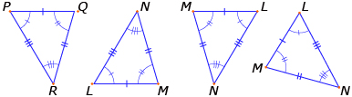 This illustration is of a triangle undergoing a translation, rotation, and reflection.