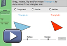 This is a screenshot for Exploring Similarity and Congruence.