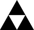 This illustration shows Figure 2 of the Sierpinski Triangle pattern.