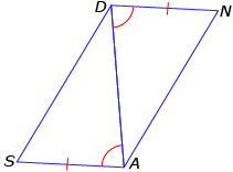 This illustration is of quadrilateral SAND.