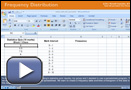 This is a screenshot for Frequency Distribution.