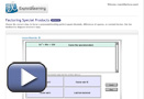 This is a screenshot for Factoring Special Products.