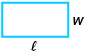 This is an illustration of a rectangle. The area of a rectangle is length times width. 