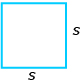 This is an illustration of a square. The area of a square is the length of a side squared.