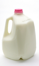 This is a picture of a gallon of milk.