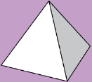 This illustration shows a pyramid, or a prism.