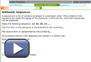 This is a play button that opens Direct and Partial Variation: Arithmetic Sequences.