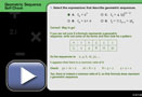 This is a play button that opens Geometric Sequence Self-Check.
