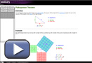 This is a play button that opens Pythagorean Theorem.