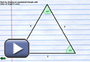 This is a play button that opens Finding Trigonometric Ratios for 30° and 60° Angles Without Technology.
