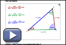 This is a play button that opens Sine Law Explorer.