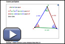 This play button opens Cosine Law Explorer.