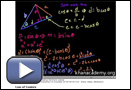 This is a play button that opens Law of Cosines.
