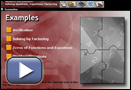 This is a play button that opens Solving by Factoring.