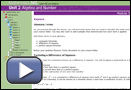 This is a play button that opens Module 3: Lesson 5, Page 3 of Mathematics 10C Learn EveryWare.