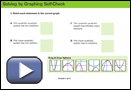 This is a play button that opens Solving by Graphing Self-Check.
