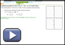 This is a play button that opens Graphing y = mx + b.