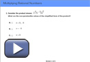 This is a play button that opens Multiplying Rational Numbers Self-Check.