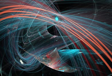 This shows an image of an abstract CGI.
