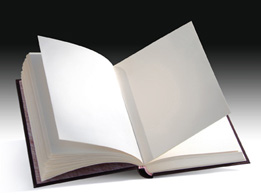 This shows an illustration of an open book.
