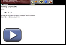 This is a play button that opens the Solving Absolute Value Equations Graphically applet.