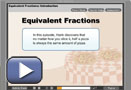 This is an interactive video dealing with equivalent fractions with pictorial and symbolic representations.