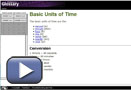 This is a screenshot for Basic Units of Time.