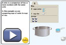 This is a play button to open the Ratio and Proportions activity.