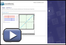 This is a play button that opens Slope - Activity A. 