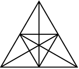 This is an illustration of a triangle puzzle.