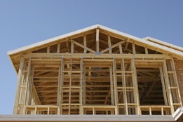 This is a photo of a house under construction.