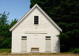 This is a photo of a rural school. 