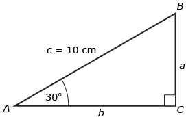 This is an illustration of a right triangle.