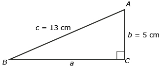 This is an illustration of a right triangle.