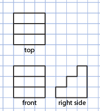 These are orthographic views of a three-dimensional object.